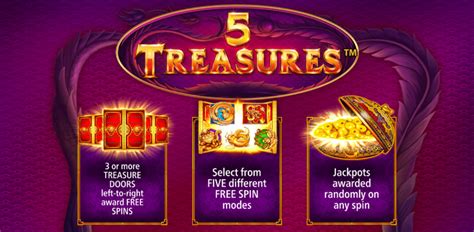 5 treasures slot machine téléchargement gratuit
